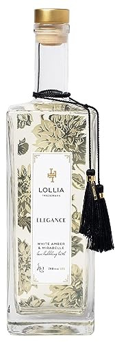 LOLLIA Elegance Bubble Bath, 24.8 oz, White Amber and Mirabelle, Relaxing Bubble Bath for Women, Bubbling Skin Care, Luxury Beauty for Body, at Home Spa Experience
