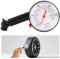 Manometro Pressione Gomme Professionale 0–100 Psi, Misuratore Preciso per Pressione Gomme Auto, Moto, Bici, Manometro Turbo Compatto Con Quadrante Ampio E Lettura Chiara