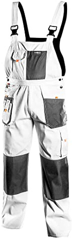 Profi Arbeitslatzhose weiß/grau (Neo) L/54