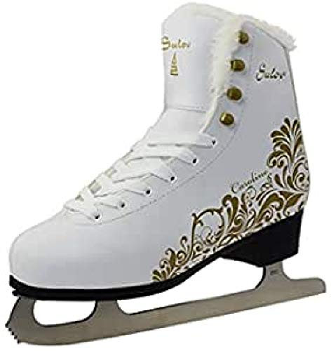 SULOV Hielo para Mujer Caroline, Mujer, Damen Schlittschuhe Caroline, Weiß, 38
