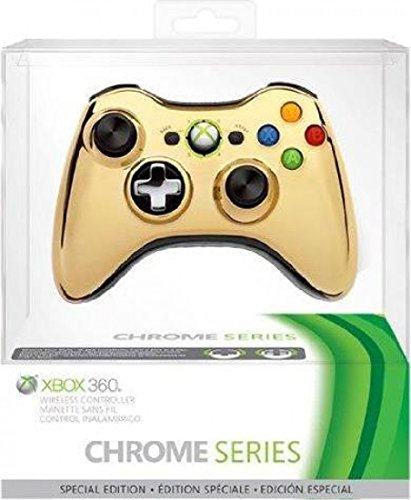 Xbox 360 Wireless Controller Chrome Gold