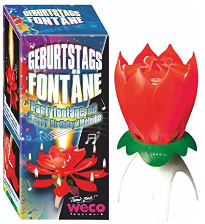 WECO Geburtstagsfontäne Kat.F1 4047291027282