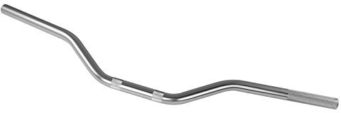 Manubrio Alluminio Moto ATV Scooter Piega Bassa 22 mm universale argento