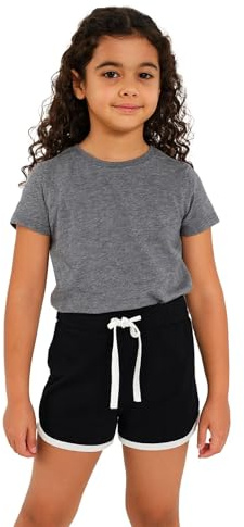 A2Z 4 Kids Girls Shorts 100% Cotton Dance Sports Trendy Fashion Summer Hot Short Lightweight Comfort Breathable Stylish Running Beach Shorts Tank Top Pants New Age 2-13 Years