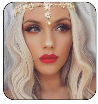 Jovono Chaîne de tête bohème avec perles dorées - Accessoires de cheveux pour femmes et filles