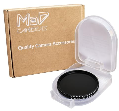 MaD Kameror i fullfärgskorrigering kamerafilter för digital SLR (grå, 58 mm)
