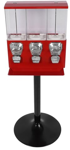 Máquina Expendedora con Soporte Th Keys Cajas Individuales Triples Máquina Expendedora Comercial que Funciona con Monedas para Tiendas Independientes que Tienen Tipos de Dulces
