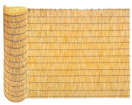 XBXUKRHRPV Brise Vue Bambou Exterieur, Clôture De Jardin en Bois, Rouleau Protection Décoratif en Bambou, Clôture en Roseau Naturel, Tissée À La Main, Clôture Pare-Vue pour Jardin, Terrasse, Balcon