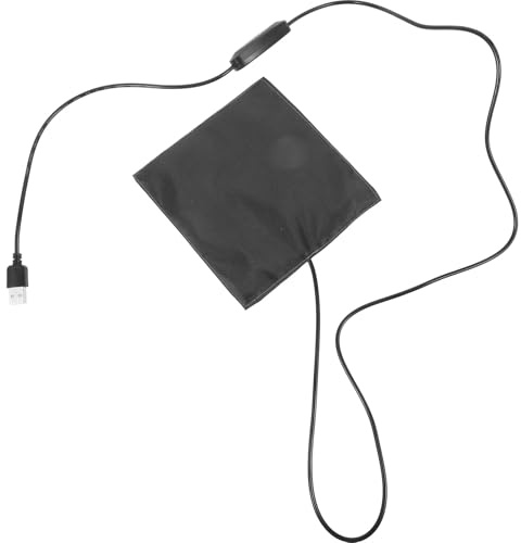 CLISPEED Alfombrilla térmica eléctrica para reptiles y animales pequeños con diseño desmontable y fuente de alimentación USB