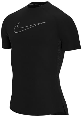 Nike DD1992-010 Pro Dri-FIT Sweatshirt Men's BLACK/WHITE Size XL