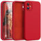 HATOSHI 3-in-1 iPhone 11 Hülle mit 2 Stück Schutzglas, Flüssig Silikon Anti-Rutsch Kratzfestes Stoßfest Handyhülle iPhone 11 Schutzhüll, Rot