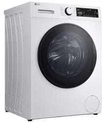 LG F4WT2009S3W - Lavadora Inverter, 9 kg, Sistema Dual Spray, 1400 rpm, Carga Frontal, Programa Super Rápido, Gran Capacidad con Fondo Reducido, Display LED, Serie 100, Color Blanco