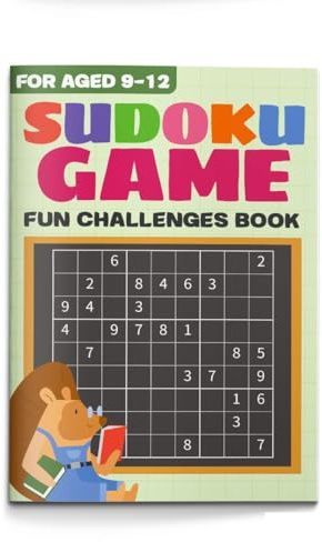 VTHY Challenging Sudoku Puzzle Book Smart Kids Above Exercise Brain, lmprove Focus and Boost