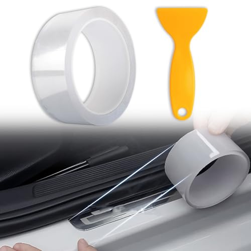 Lámina protectora de pintura transparente, 5 cm x 10 m, para coche, bicicleta, motocicleta