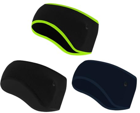OIXYEY Fascia Termica Sport Invernali 3 Pezzi, Paraorecchie Caldo Antivento per Uomo e Donna, Ideale per Sci, Trekking, Corsa, Ciclismo e Attività All'aperto