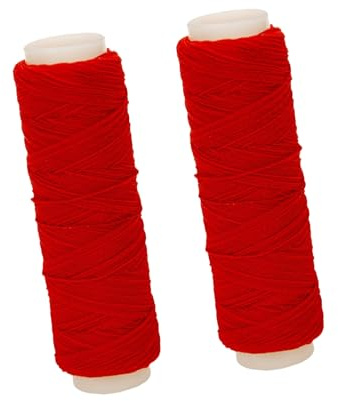 KEXIAO Paquete de 2 cebos elásticos de nailon de alta resistencia para pesca con mosca, hilo de fijación para pescadores de agua salada y agua dulce, 30 m