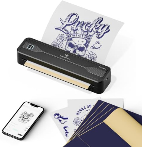 TATELF MP-8038 Impresora Tatuajes Inalámbrica - A4 Térmica Bluetooth