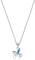 Amor Kette mit Anhänger 925 Sterling Silber Mädchen Kinder Sets, mit Zirkonia synth, 35+3 cm, Kommt in Schmuck Geschenk Box