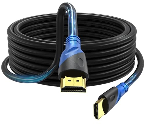 Rommisie 4K HDMI 30 FT Cable (HDMI 2.0,18Gbps) Ultra High Speed Gold Plated Connectors,Ethernet HDMI Cord, 4K@60HZ 2K 1080P 3D ARC Compatible with UHD TV Monitor Laptop Xbox PS4/PS5 ect(9m)