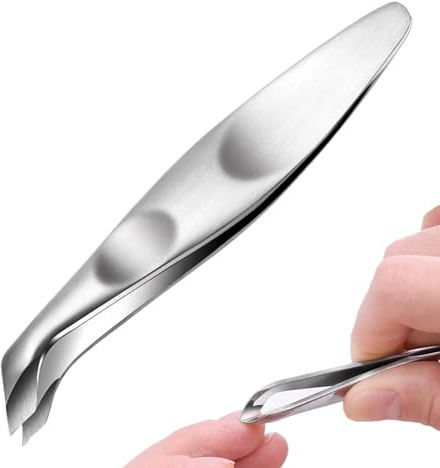 Cortador de cutículas, pinza de cutículas para eliminación de piel muerta, pinzas de acero inoxidable para eliminar la piel muerta, uñas de las manos, uñas de los pies, herramienta de manicura y
