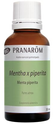 PRANARÔM - Menthe Poivrée BIO - Huile Essentielle Chémotypée - Digestion & Tonus - 100% Pure Et Naturelle - HECT - 30 ml