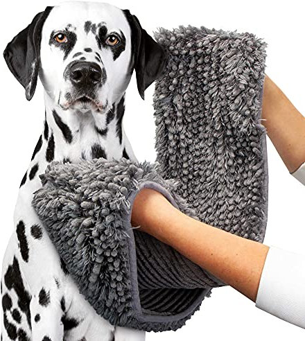 Royal Dry Towel Hundehandtuch - Super Saugfähig - Praktisch für unterwegs - Mikrofaser Chenille - für Hunde und andere Haustiere geeignet - 35x81 cm