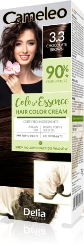 Cameleo - Color Essence - Crema Colorante - Marrone Cioccolato - Colorazione “TONO SU TONO” - Effetto Fino a 8 Lavaggi - Colore Naturale e Profondo - Rinfresco del Colore - Nutrimento - 75g