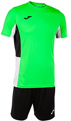 Joma Set danubio ii verde flúor negro blanco