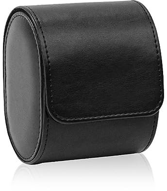 Cassa per Orologio Singola, Guarda Jewelry Box Organizer, Scatola per Orologi in Pelle, Scatola Porta Orologi, Scatola da Viaggio per Orologio,Single Grid Cuoio Regalo Bracciale Custodia Organizzatore