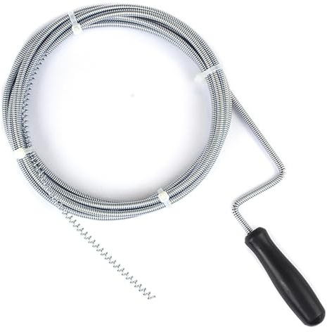 BML 1 Meter Long Drain Cleaner Pipe | Sink unblocker Clear Clogs Quickly and Effectively | Hair Catcher Clog Remover with Nylon Bristles for Kitchen & Bathroom