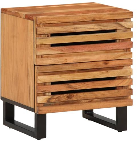 CFODOJ Furniture Select Nachtschrank 40x34x46 cm Massivholz Akazie