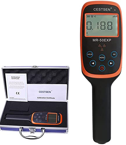 Compteur Geiger numérique de haute précision, dosimètre portable de rayonnement gamma bêta avec rétroéclairage LCD pour la maison, le bureau et la surveillance de la sécurité