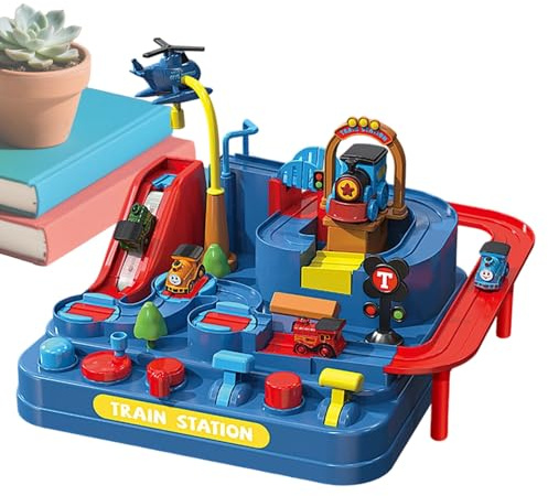 Giocattolo Avventura per Auto - Pista da corsa di salvataggio, Set di esplorazione Ađventure Třack per lo sviluppo delle abilità motorie 'infanzia | Gioco di veicoli prescolari per la sala giochi