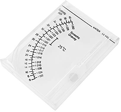 Jelquix Exakt Automatisk Hydrometer för Akvarium - Hållbar Saltmätare för Akvarium - Perfekt för Marint Havsvatten