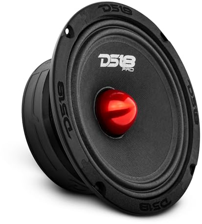 DS18 PRO-GM6B 6.5 Kugel-Mitteltöner Lautsprecher 8-Ohm, 480W Max, 140W RMS, 1 Lautsprecher Neues Modell 6.5-Inch