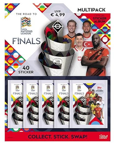 Topps Road to UEFA Nations League Finals Sticker Sammlung 2022 - Multipack