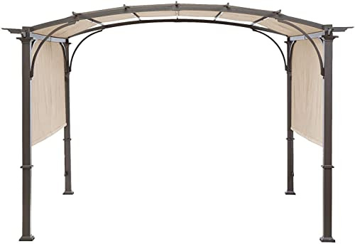 Universal Doubleton Steel Pergola Replacement Cover for Pergola Structures L-PG080PST, 80''x 205'' (Beige)