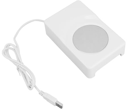 Enfriador Calentador de Bebidas, Placa de Taza de Enfriamiento de Calefacción de 10 °C-45 °C, Alimentación por USB, Operación con un Botón, Módulo Semiconductor Versátil de