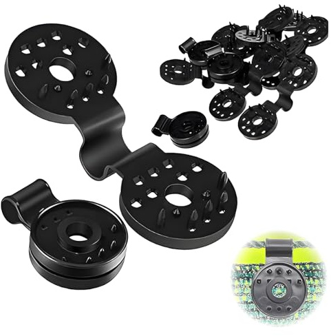 Seutmrou 100 Pezzi Clips di Fissaggio per Rete Ombreggiante, Clip per Telo Ombreggiante, Clip per rete parasole, Accessori In Tessuto Ombreggiante, per Rete Ombreggiante,Rete Antivento,Rete Protettiva