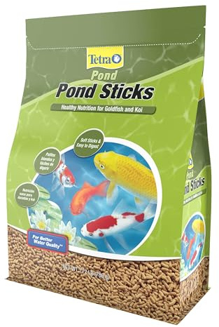 TetraPond Pond Sticks, Pond Fish Food, for Goldfish and Koi, 1.72 Pounds
