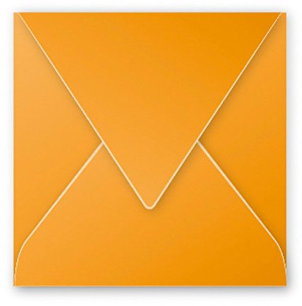 Clairefontaine Briefumschläge Pollen, 12 x 12 cm, 120 g, 20 Stück 12 x 12 x 0.10 Capucine