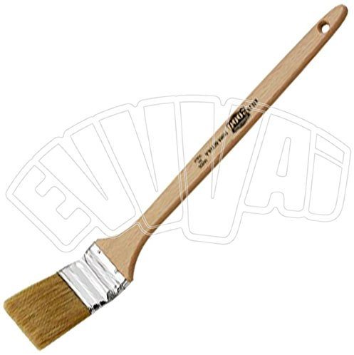 70 MM PENNELLO RADIATORE IN SETOLA CON MANICO IN LEGNO PER IDROPITTURA E QUARZO