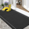 COLOR&GEOMETRY Door Mats Outdoor 43.5 x 75 cm, Heavy Duty Door Mat, Dirt Trapper Door Mat Non Slip, Waterproof, Washable Outdoor Door Mat, Doormats Outside for Front Door, Patio, Garden, Black