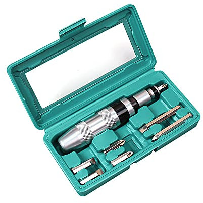 Kreuzschlitzschraubendreher Kreuzschlitzschraubendreher, 8-teiliges abnehmbares Schraubendreher-Set Konus-Mutter-Knacker Meißel-Bits Werkzeug Hohe Härte mit Aufbewahrungskoffer