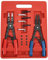 Aramox Snap Ring Plier Set, 2pcs Heavy Duty Internal External Snap Ring Pliers Universal Metal Circlip Pliers Set Car Repair Tool
