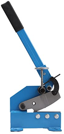 Lfhelper Handhebelschere für Blech und Metall mit 125mm Klingenlänge, Hebelschere Blechschere Metallschere Schlagschere für 6 mm Dicke Blech Metallschere Metall-Cutter Stahl Material Blau