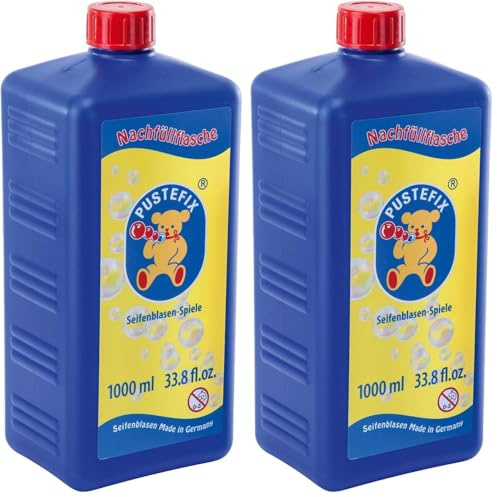 Pustefix 420869725 - Ricarica per Bolle di Sapone Maxi, 1 l (Confezione da 2)