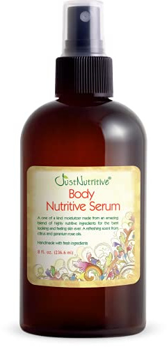 Just Nutritive Tanning Accelerator Body Oil, Natural Tan Enhancer for Outdoor Sun and Tanning Bed, Hazelnut Avocado Walnut and Vitamin E, Deep Moisture, No Fillers No Water, Made in USA, 8 oz