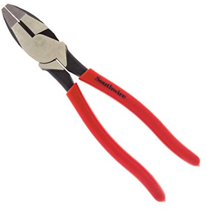Southwire SCP9D 9-Inch High-Leverage Side Cutting Pliers with Dipped Handles
