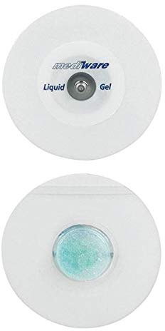 Mediware H5 0305 Schaumstoff-Elektrode, Liquid Gel, Spenderkarton: 10 Beutel, 55 mm Durchmesser (30-er Pack)